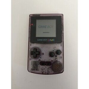 Nintendo Game Boy Color in atomic purple console ONLY - tested and works